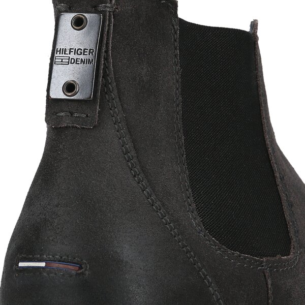 Męskie buty za kostkę TOMMY HILFIGER C2385RAIG 8B em56821740098 kolor szary