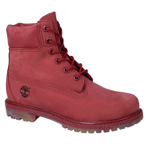 Damskie trapery TIMBERLAND PREMIUM 6 INCH BOOT - W  a148z kolor czerwony