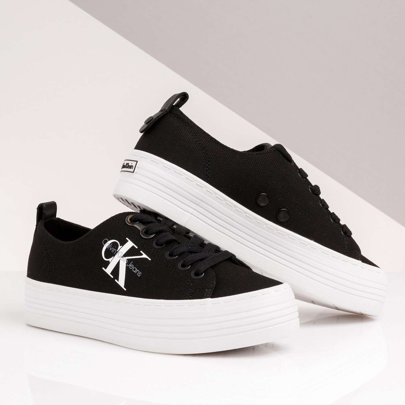 Damskie trampki CALVIN KLEIN ZOLAH r0673001 kolor czarny