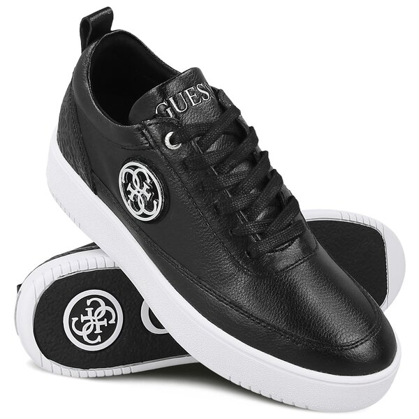 Damskie trampki GUESS FLAVIA flfva3lea12black kolor czarny
