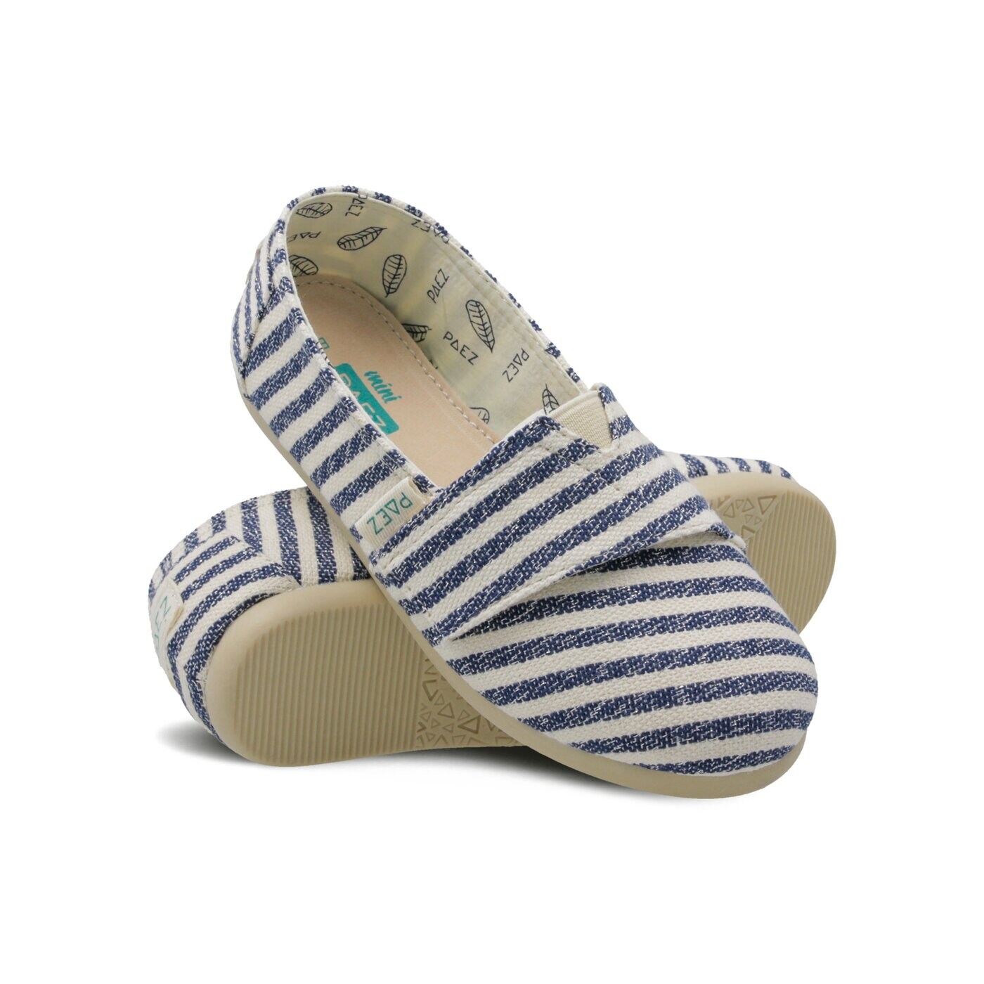 Dziecięce półbuty PAEZ ORIGINAL GUM SILVER LUREX 1930501k9801-105 kolor granatowy