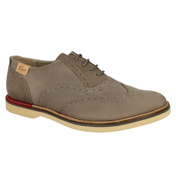 Męskie półbuty LACOSTE SHERBROOKE BROGUE 2  727srm1215007 kolor brązowy