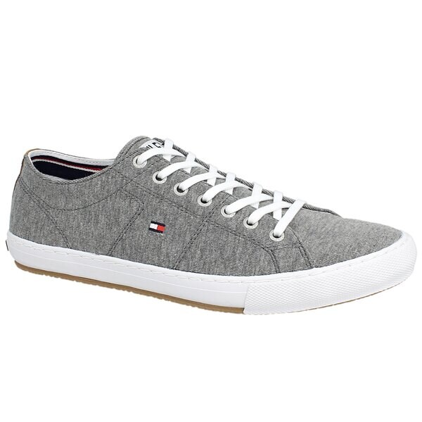 Męskie trampki TOMMY HILFIGER W2285ALKER 7D fm56820981039 kolor szary