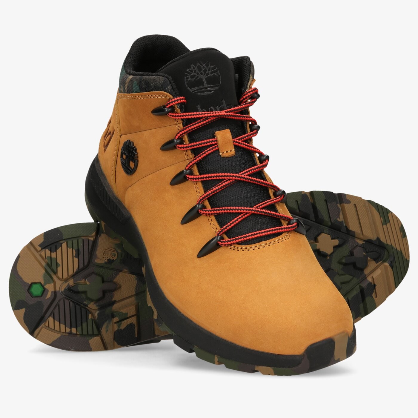 Męskie buty outdoor (trekkingowe) TIMBERLAND SPRINT TREKKER MID tb0a2ezq2311 kolor żółty