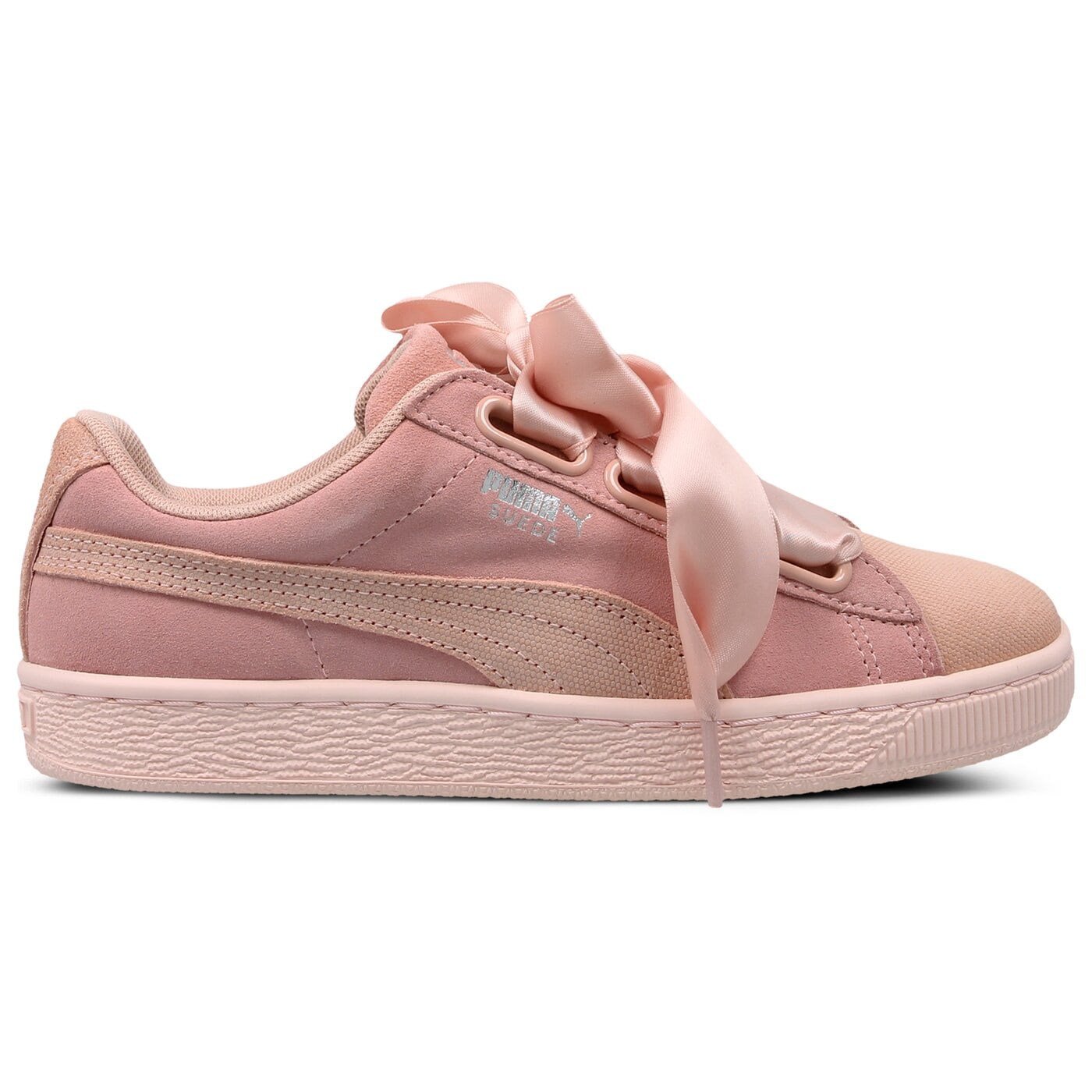 Damskie sneakersy (buty) PUMA SUEDE HEART PEBBLE WN'S 36521001 kolor różowy
