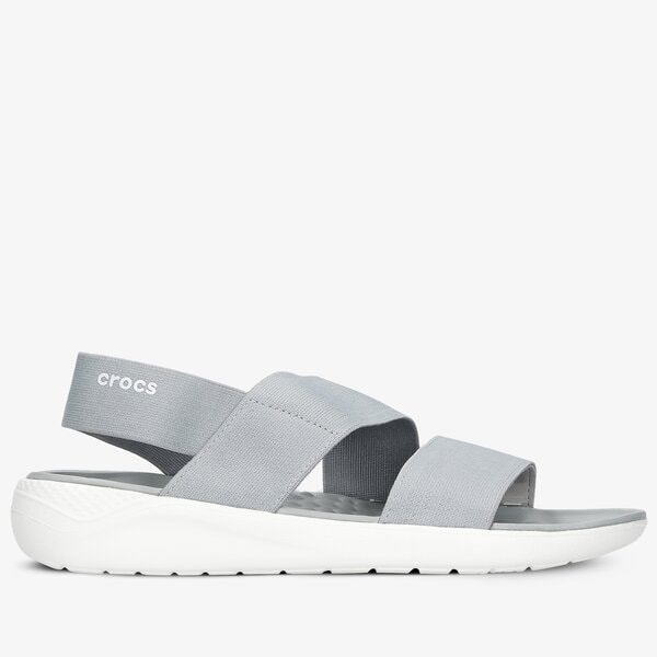 Damskie klapki CROCS LITERIDE STRETCH SANDAL 20608100j kolor szary