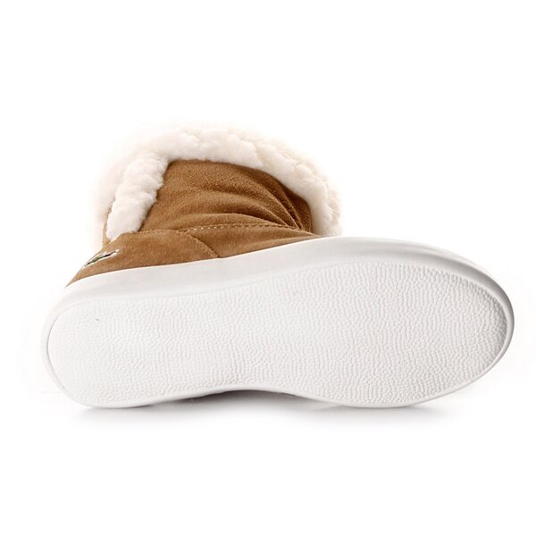 Dziecięce buty za kostkę LACOSTE TRENTHAM CIK  724spi5446ad6 kolor beżowy
