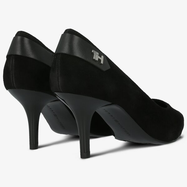 Damskie szpilki / czółenka TOMMY HILFIGER ELEVATED TH HARDWARE PUMP fw0fw04585bds kolor czarny