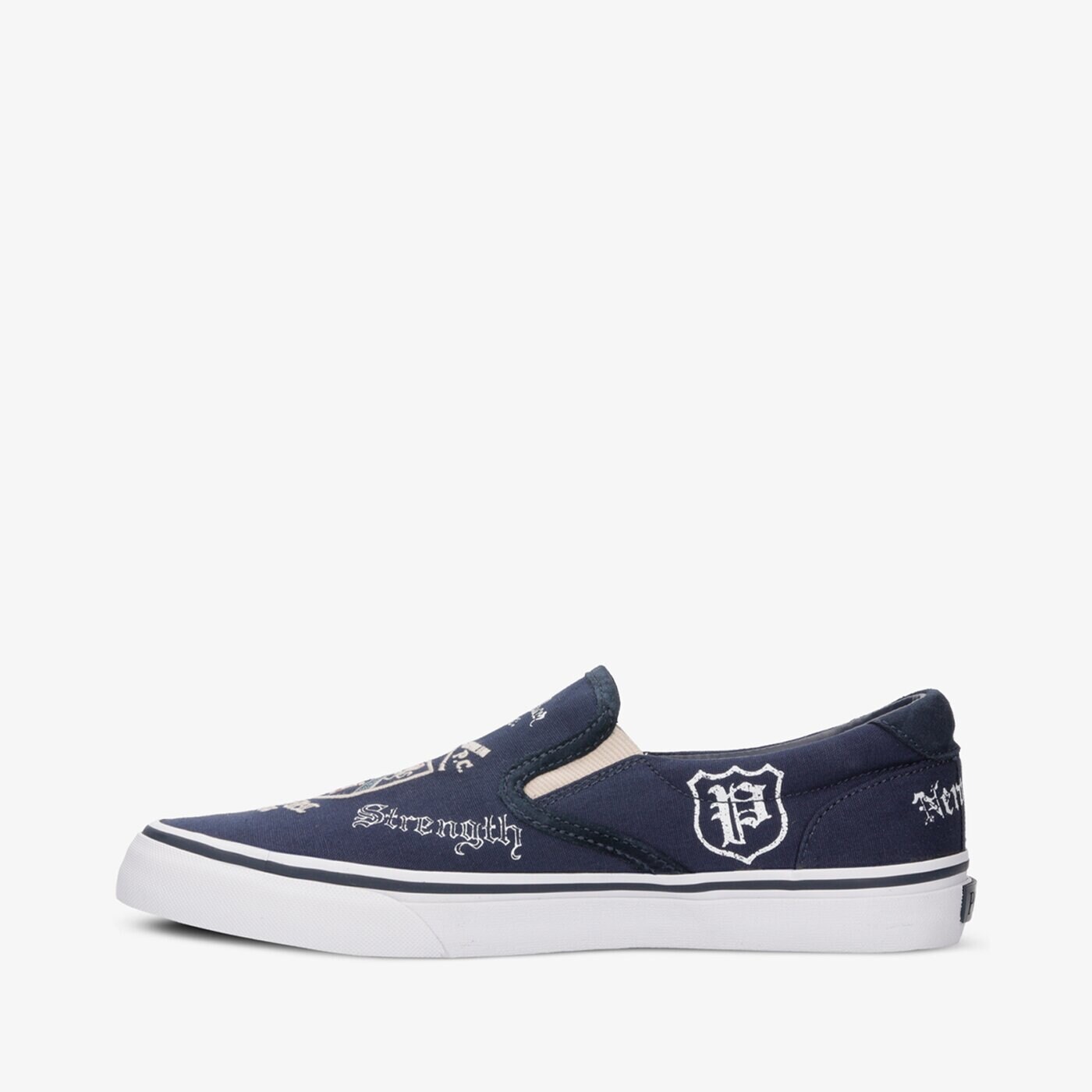 Męskie trampki POLO RL THMPSNIII NE SNEAKERS VULC NEWPORT NAVY YALE GRAPHIC 816745829001 kolor granatowy