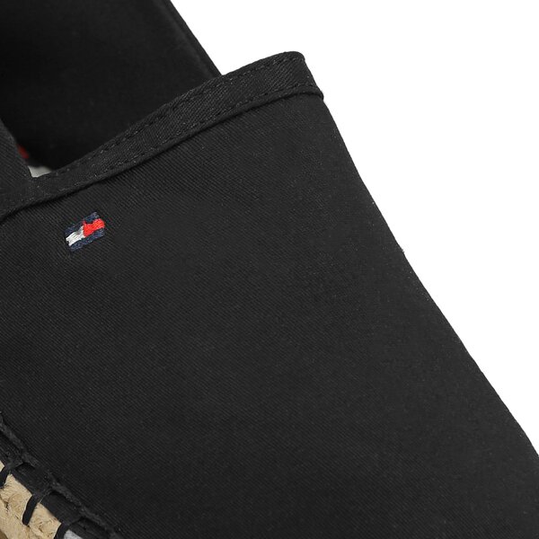 Damskie espadryle TOMMY HILFIGER INT-L1285ANA 11D fw0fw00382990 kolor czarny
