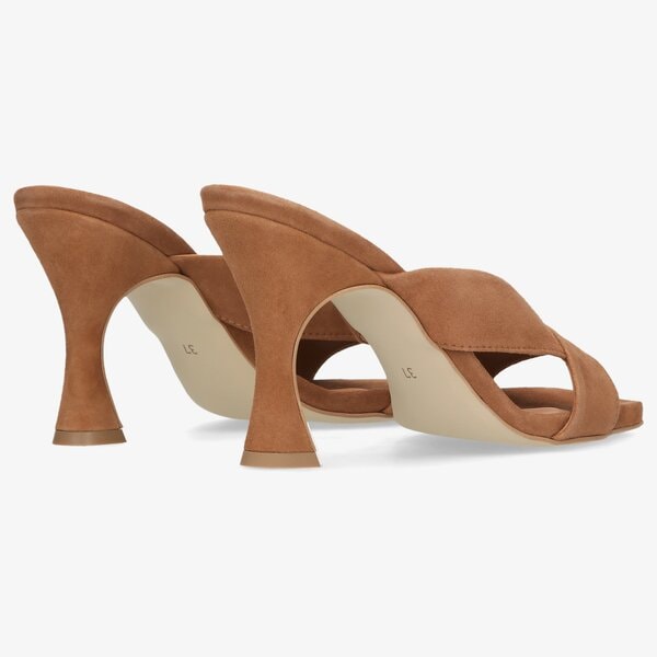 Damskie klapki SYMBIOSIS SLIDES CHICA syws122005 kolor brązowy