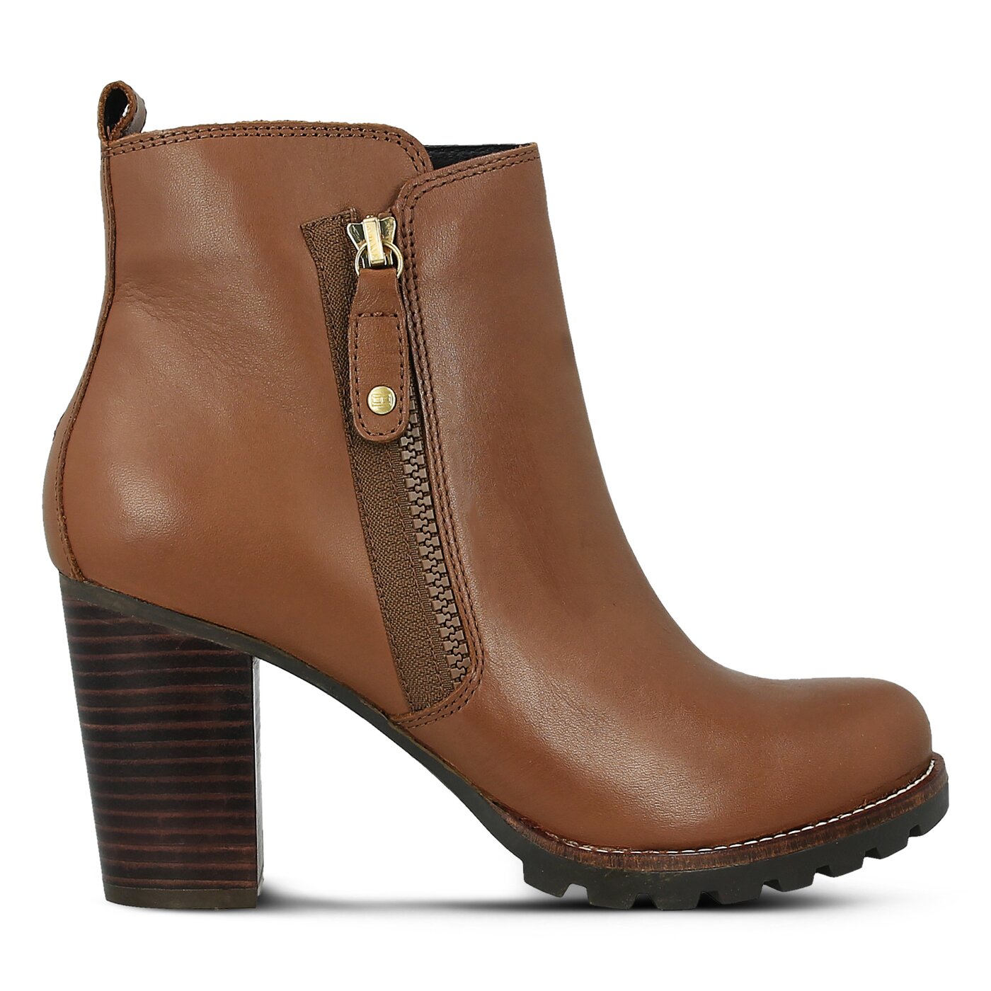 Damskie botki / sztyblety TOMMY HILFIGER ISABELLA 16A fw0fw01845906 kolor brązowy