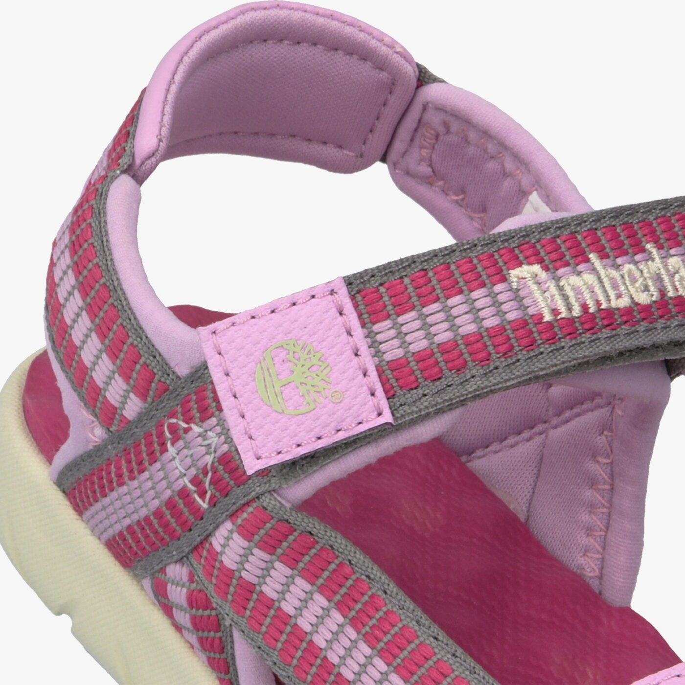 Dziecięce sandały / klapki TIMBERLAND PERKINS ROW WEBBING SNDL tb0a1nmvd561 kolor różowy