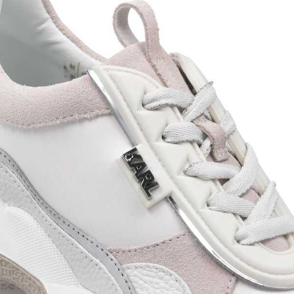 Damskie sneakersy (buty) KARL LAGERFELD VENTURA LAZARE LTHR kl61720011 kolor biały