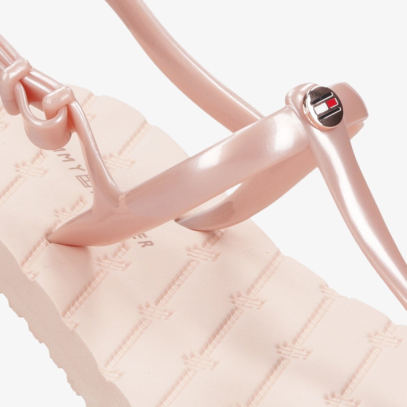 Damskie sandały TOMMY HILFIGER TH CLASSY FLIP FLOP fw0fw05823tm0 kolor różowy