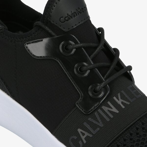 Damskie sneakersy (buty) CALVIN KLEIN MERYL re9809001 kolor czarny
