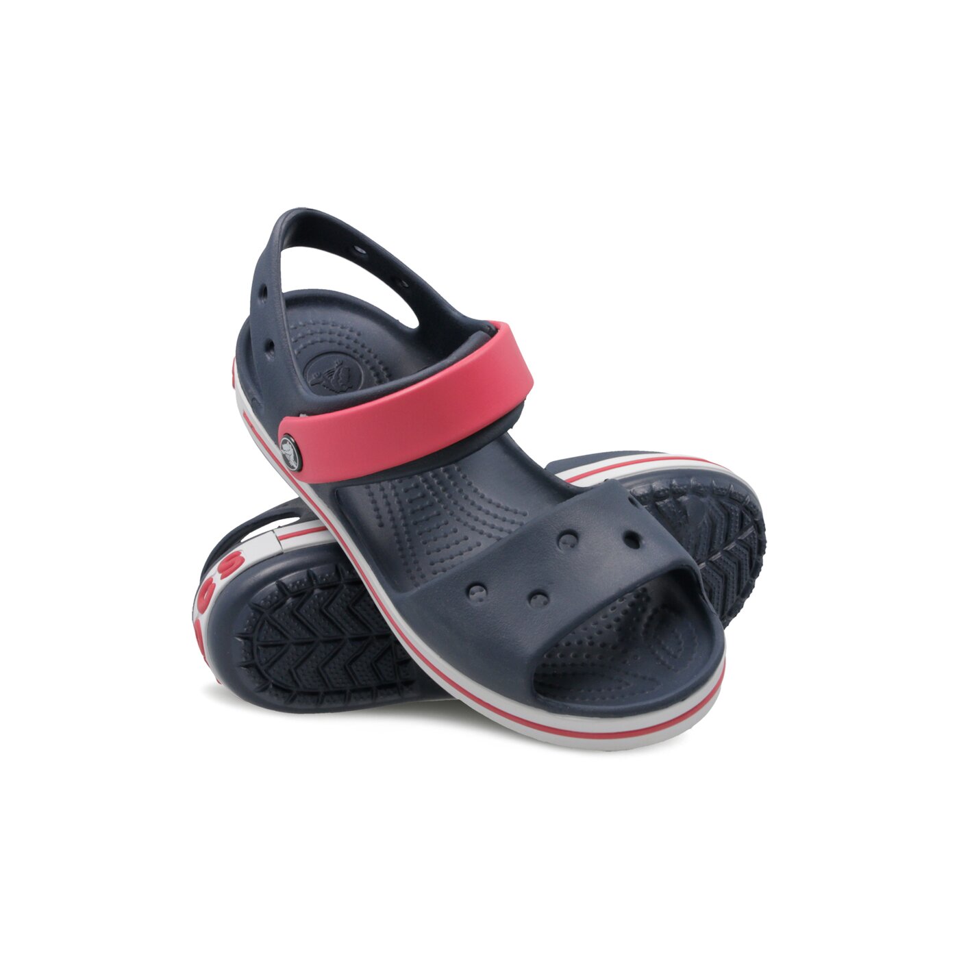 Dziecięce sandały / klapki CROCS CROCBAND SANDAL KIDS 12856485i kolor granatowy