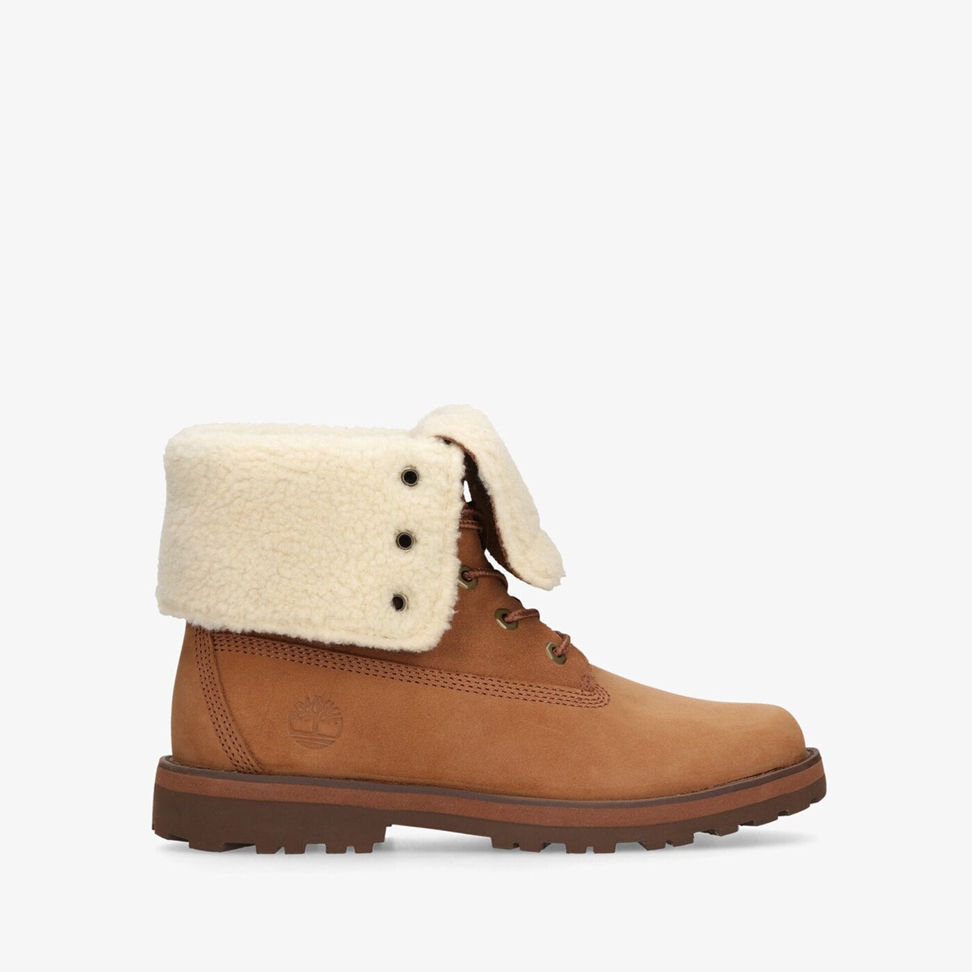 Dziecięce trapery TIMBERLAND COURMA KID SHRL RT tb0a2mjwf131 kolor brązowy