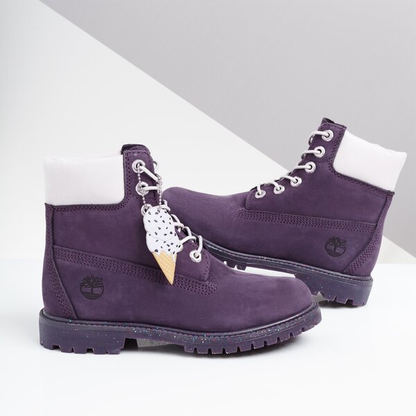 Damskie trapery TIMBERLAND PREMIUM 6 INCH BOOT ICE CREAM  tb0a1vkg5131 kolor fioletowy
