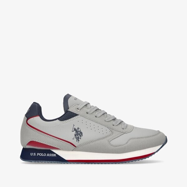 Męskie sneakersy (buty) U.S. POLO ASSN. NOBIL003  nobil003lgr001 kolor szary