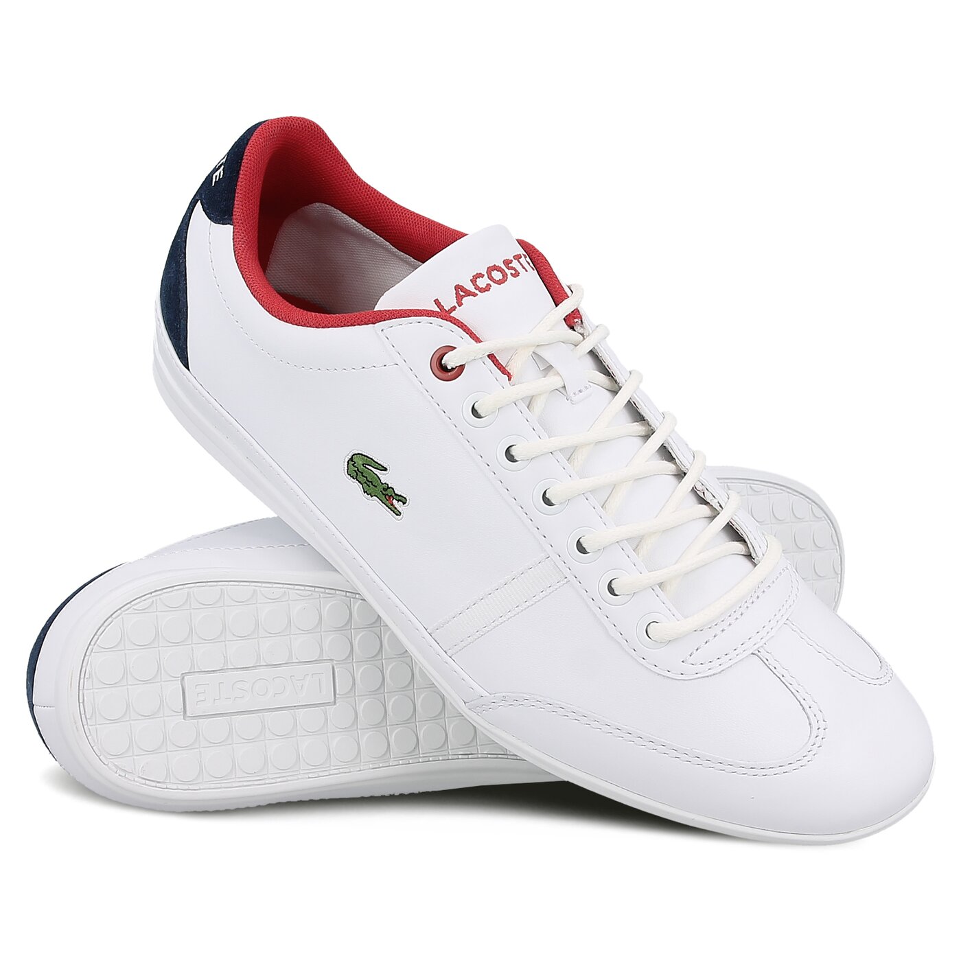 Męskie sneakersy (buty) LACOSTE MISANO SPORT 317 1 734cam0046001 kolor biały