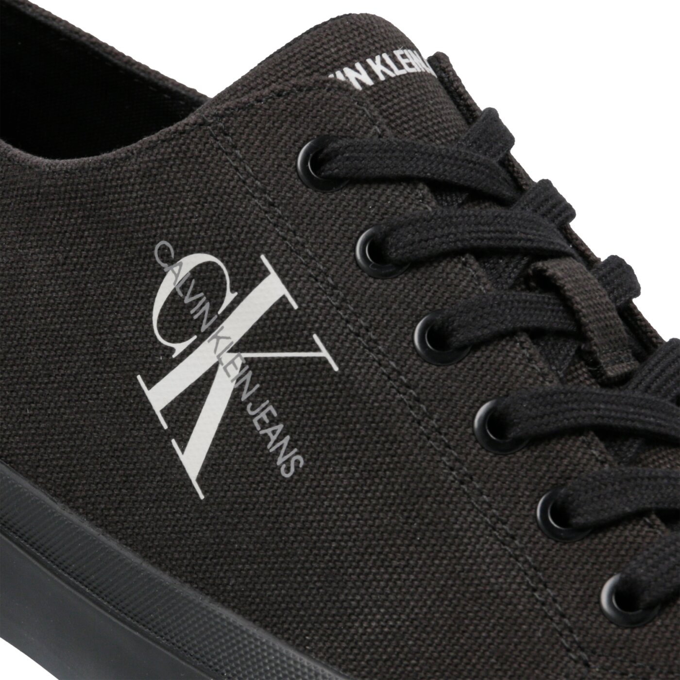 Męskie trampki CALVIN KLEIN IACO CANVAS s0593blk kolor czarny