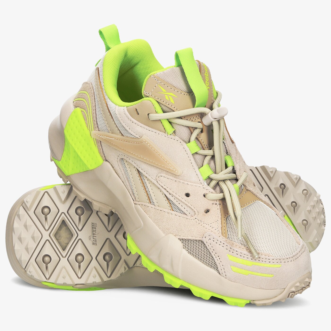 Damskie sneakersy (buty) REEBOK AZTREK DOUBLE MIX TRAIL ef9145 kolor beżowy