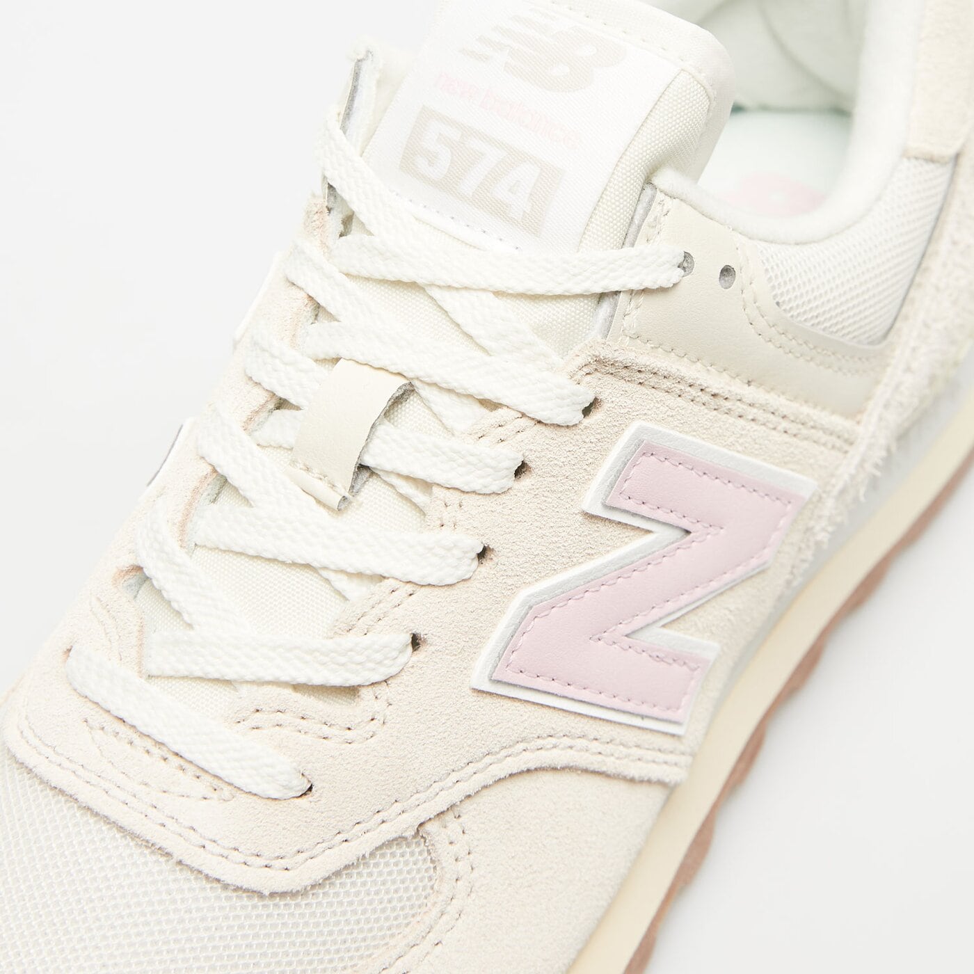 Damskie sneakersy (buty) NEW BALANCE WL574  wl574gu2 kolor beżowy