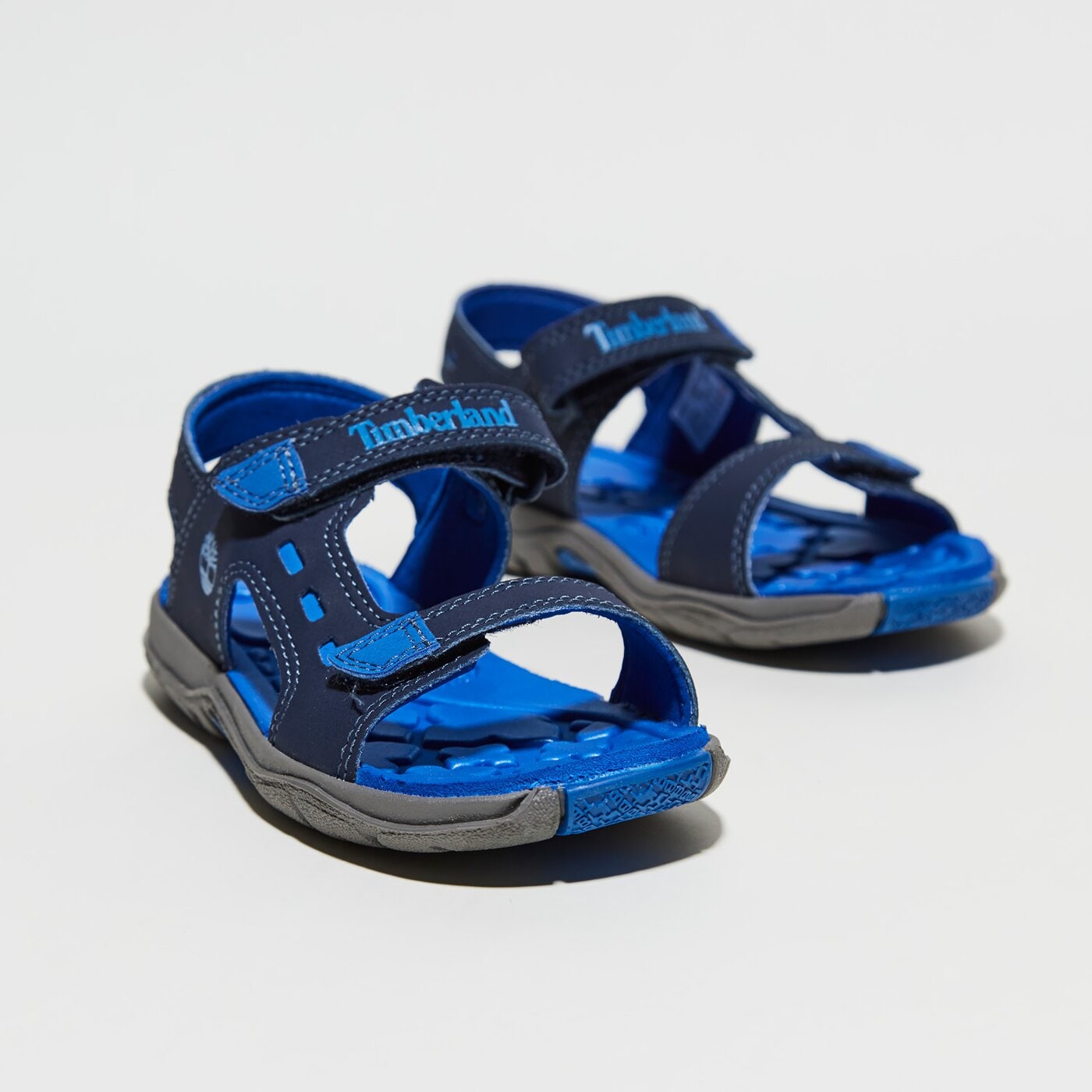 Dziecięce sandały / klapki TIMBERLAND MOSS JUMP 2 STRAP SANDAL tb0a1ynh0191 kolor granatowy