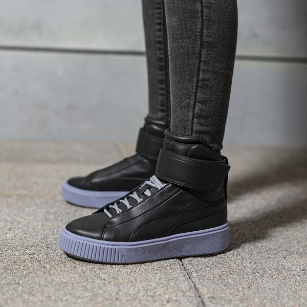 Damskie sneakersy (buty) PUMA PLATFORM MID WN'S 36424203 kolor czarny