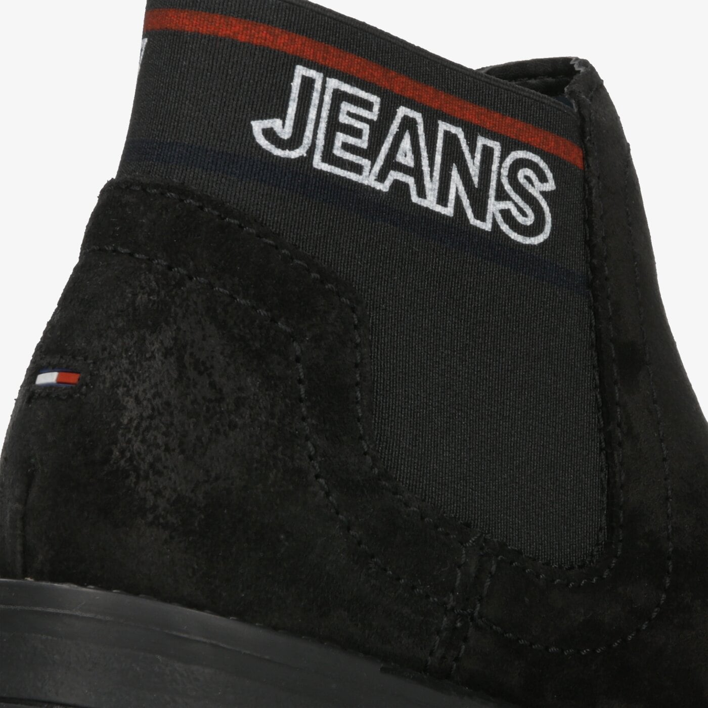 Damskie botki / sztyblety TOMMY HILFIGER CORPORATE ELASTIC CHELSEA BOOT en0en00605990 kolor czarny