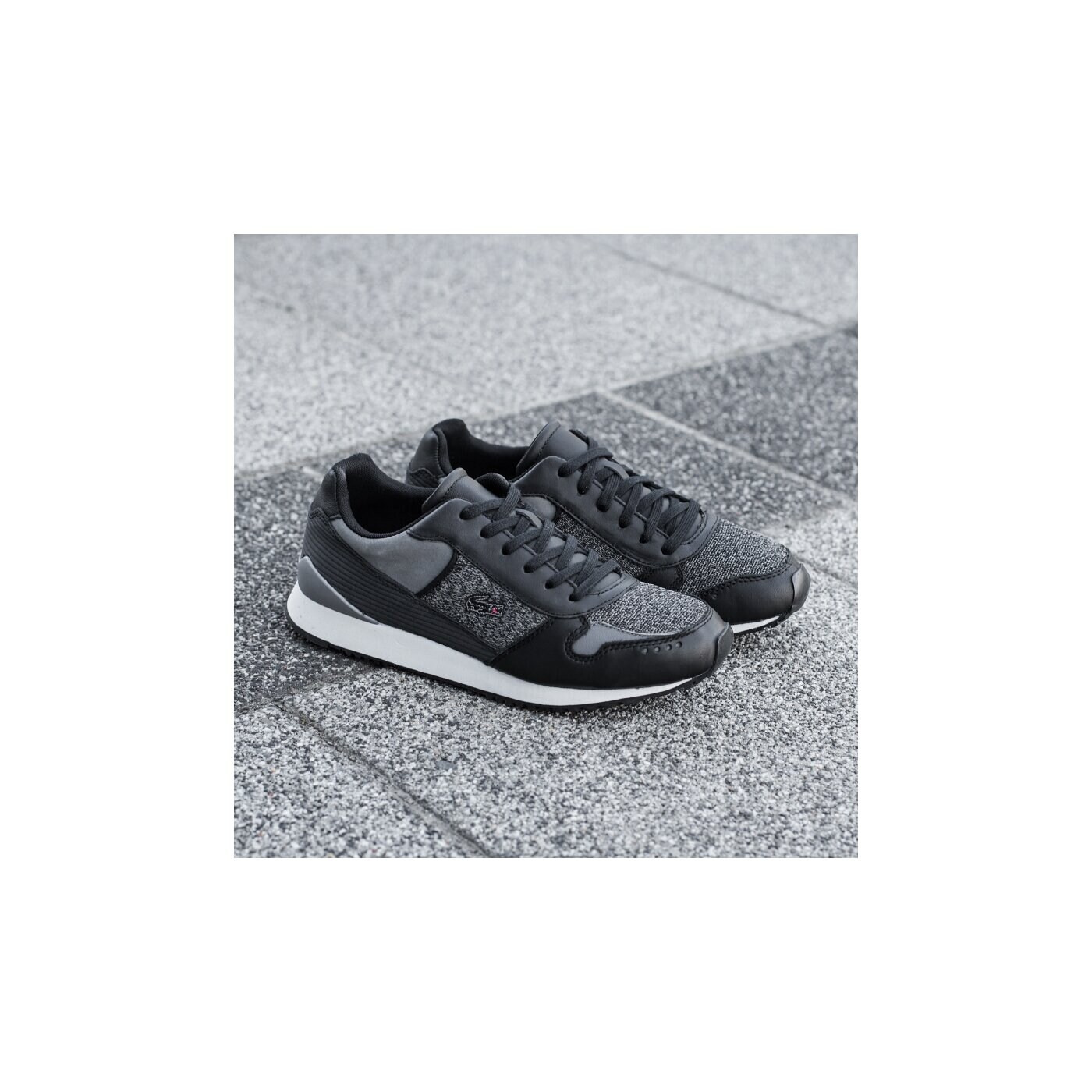 Męskie sneakersy (buty) LACOSTE TRAJET LTM  730lem1000237 kolor czarny