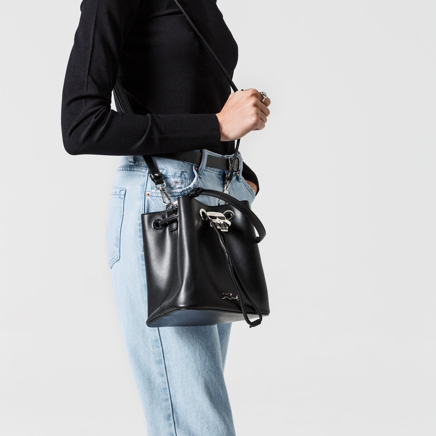 Damska torebka KARL LAGERFELD TOREBKA BUCKET BAG 3075999 kolor czarny