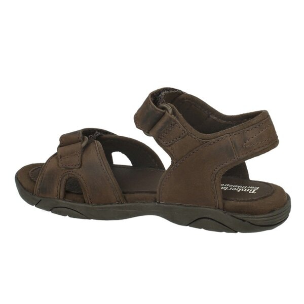 Dziecięce sandały / klapki TIMBERLAND EK RYE HARBOR 2 STRAP LTR SANDAL 7974r kolor brązowy