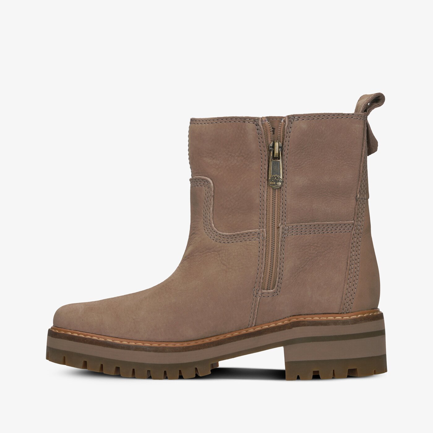 Damskie botki / sztyblety TIMBERLAND COURMAYEUR VALLEY FAUXFUR tb0a257h9291 kolor szary