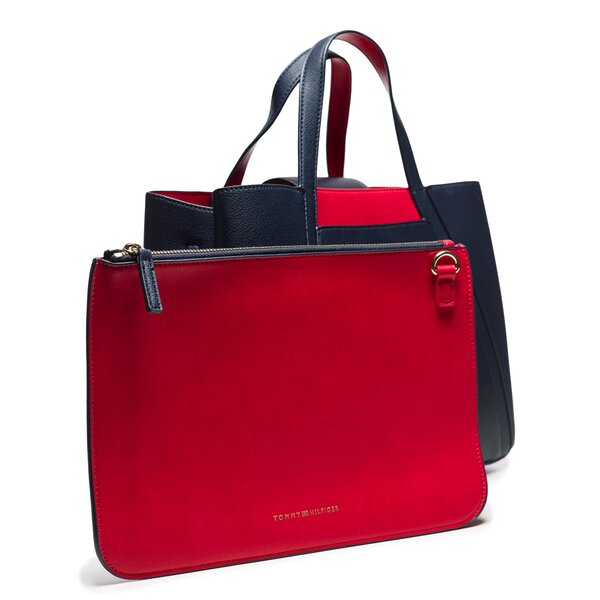 TOMMY HILFIGER TORBA TOMMY BAG IN BAG ME aw0aw04539903 kolor granatowy