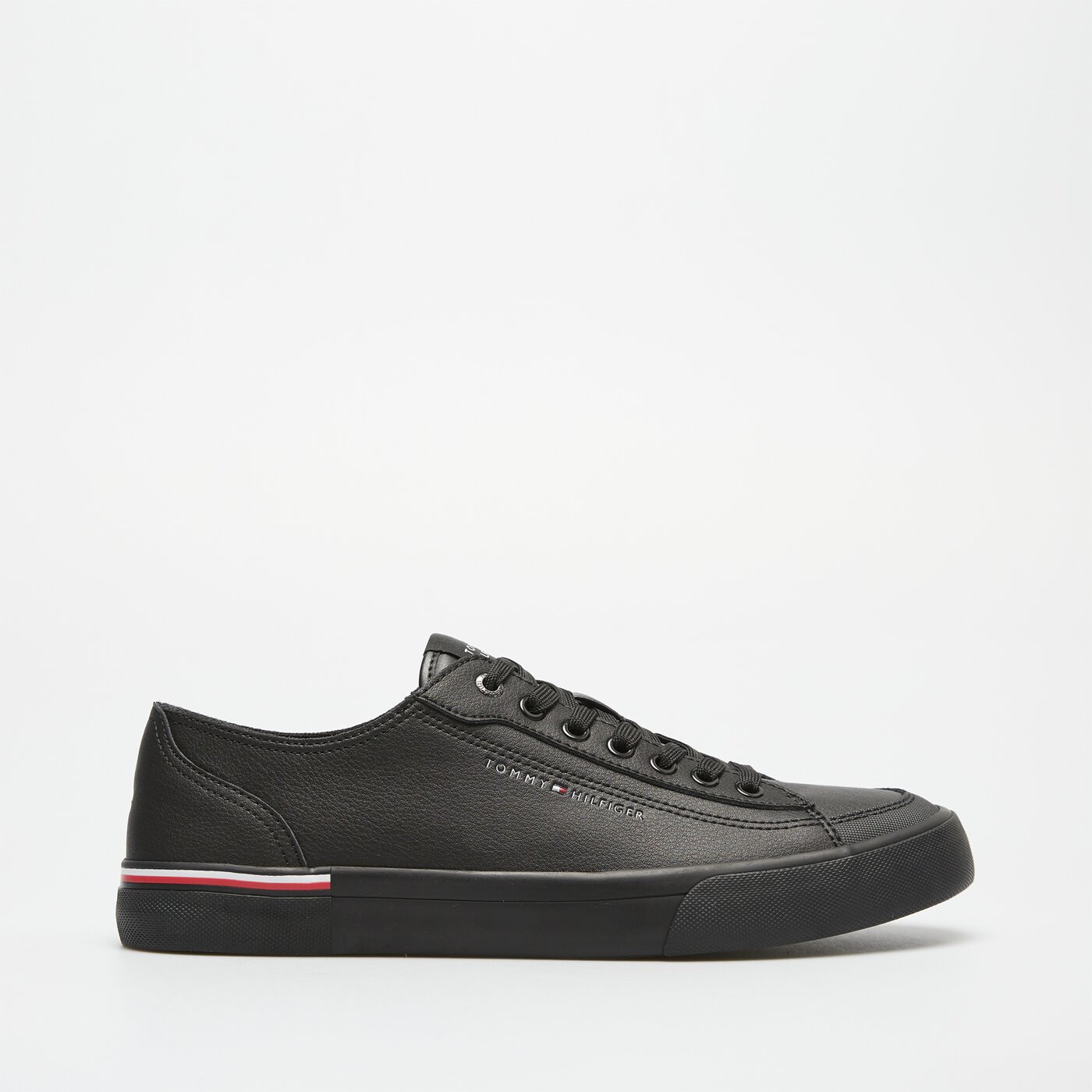 Męskie trampki TOMMY HILFIGER CORPORATE VULC LEATHER fm0fm04953bds kolor czarny