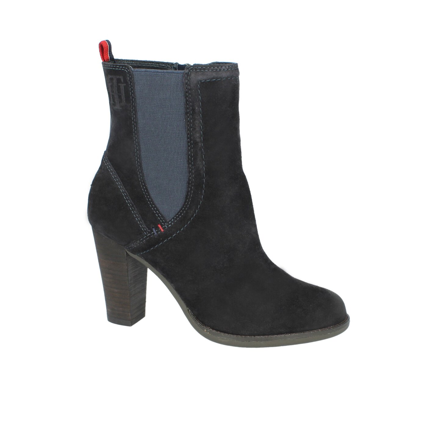 Damskie kozaki TOMMY HILFIGER KALINA 6 B  fw56816036403 kolor granatowy