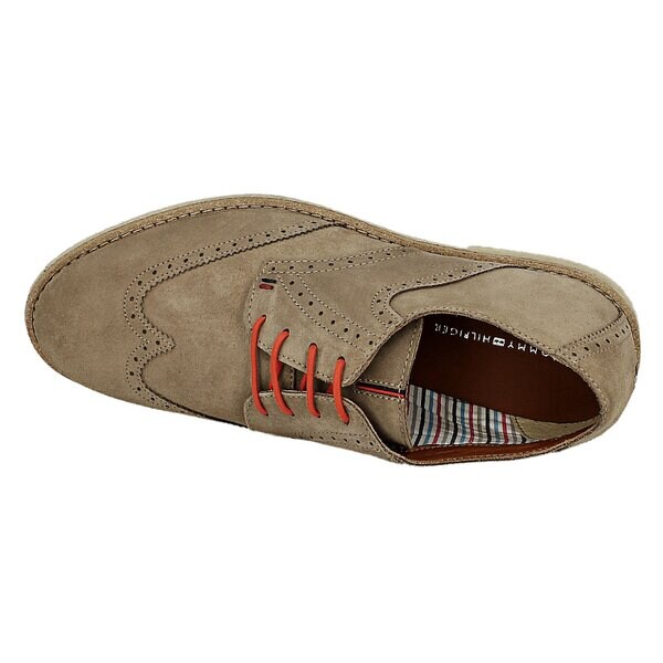 Męskie półbuty TOMMY HILFIGER ABERDEEN 3D fm56816919007 kolor brązowy