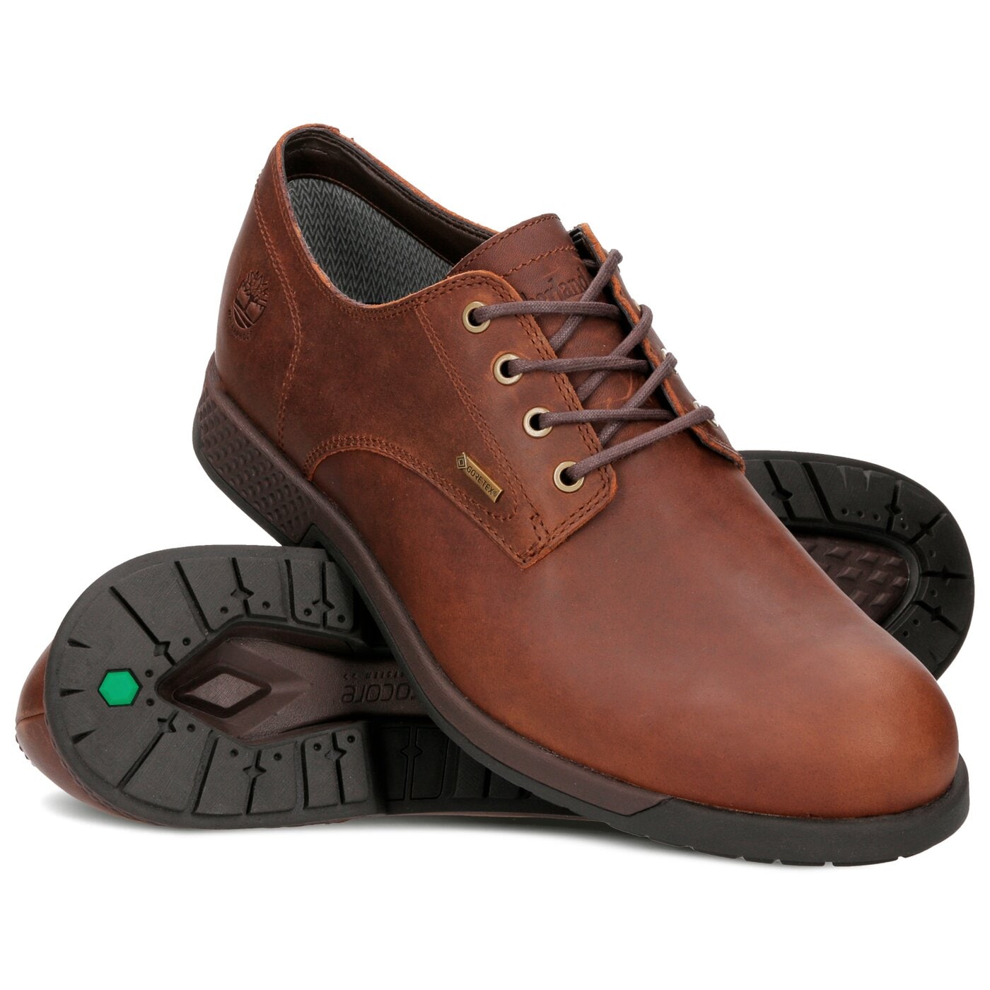 Męskie półbuty TIMBERLAND CITY'S EDGE GTX OXFORD ca1snk kolor brązowy