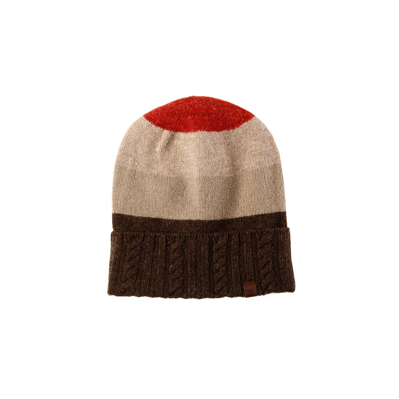Męska czapka zimowa TIMBERLAND CZAPKA Z PATTERN MIX BEANIE j1694581 kolor beżowy