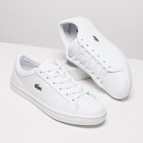 Damskie sneakersy (buty) LACOSTE STRAIGHTSET LACE 317 3 734caw0060001 kolor biały