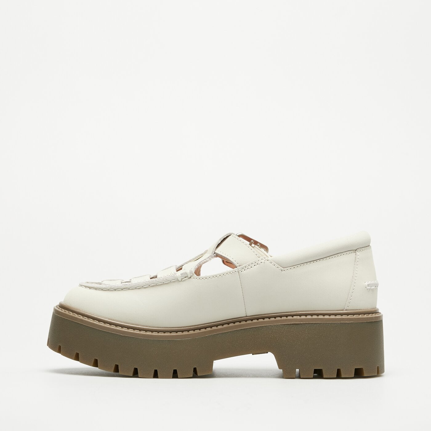 Damskie półbuty TIMBERLAND STONE STREET BUCKLE SHOE tb0a4188ex41 kolor beżowy