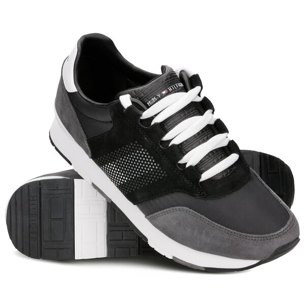 Męskie sneakersy (buty) TOMMY HILFIGER LEEDS 4C fm0fm02056990 kolor czarny