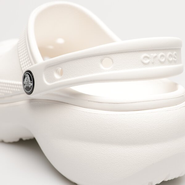 Damskie klapki CROCS CLASSIC PLATFORM CLOG W 206750100 kolor biały