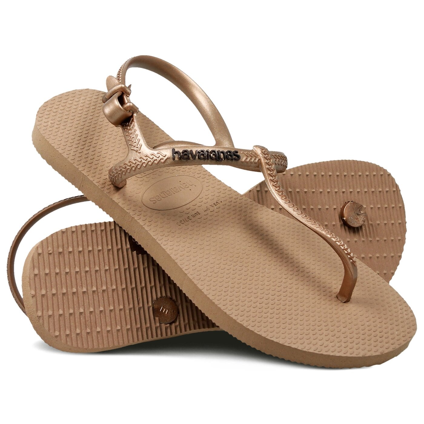 Damskie sandały HAVAIANAS FREEDOM SL 41371103581 kolor złoty