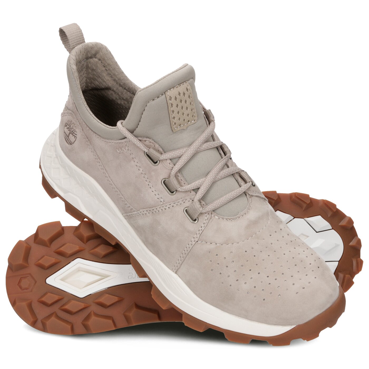 Męskie sneakersy (buty) TIMBERLAND BROOKLYN LACE OXFORD tb0a1yw1k511 kolor beżowy