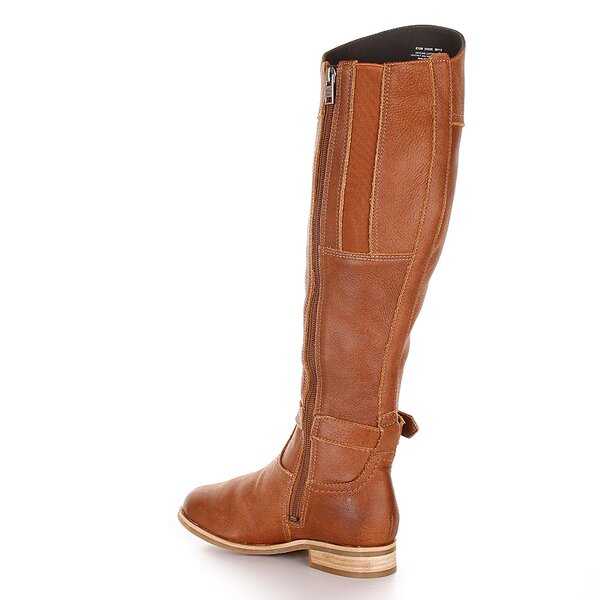 Damskie buty outdoor (trekkingowe) TIMBERLAND RANGELEY TALL ZIP 3555r kolor brązowy