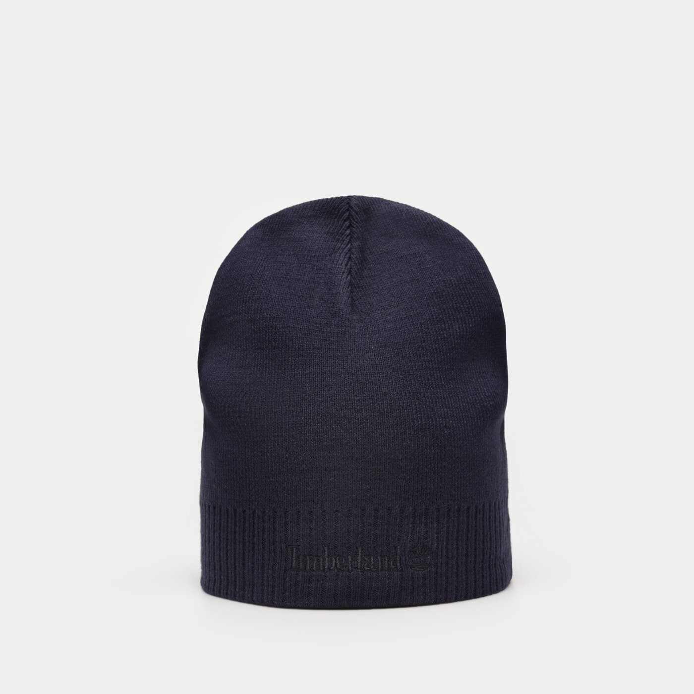 Męska czapka zimowa TIMBERLAND CZAPKA ZIMOWA KNIT LOGO BEANIE tb0a1egx4511 kolor granatowy