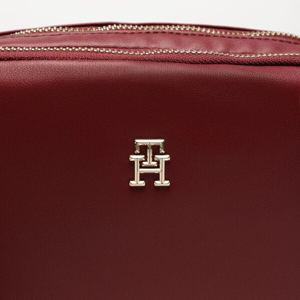 Damska torebka TOMMY HILFIGER TOREBKA POPPY PLUS CROSSOVER aw0aw15235xjs kolor bordowy